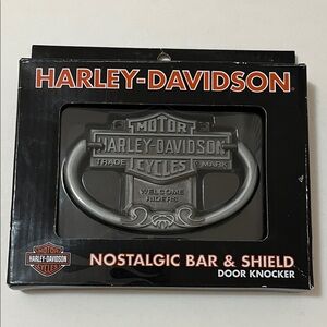 Harley-Davidson Nostalgic Bar & Shield Door Knocker